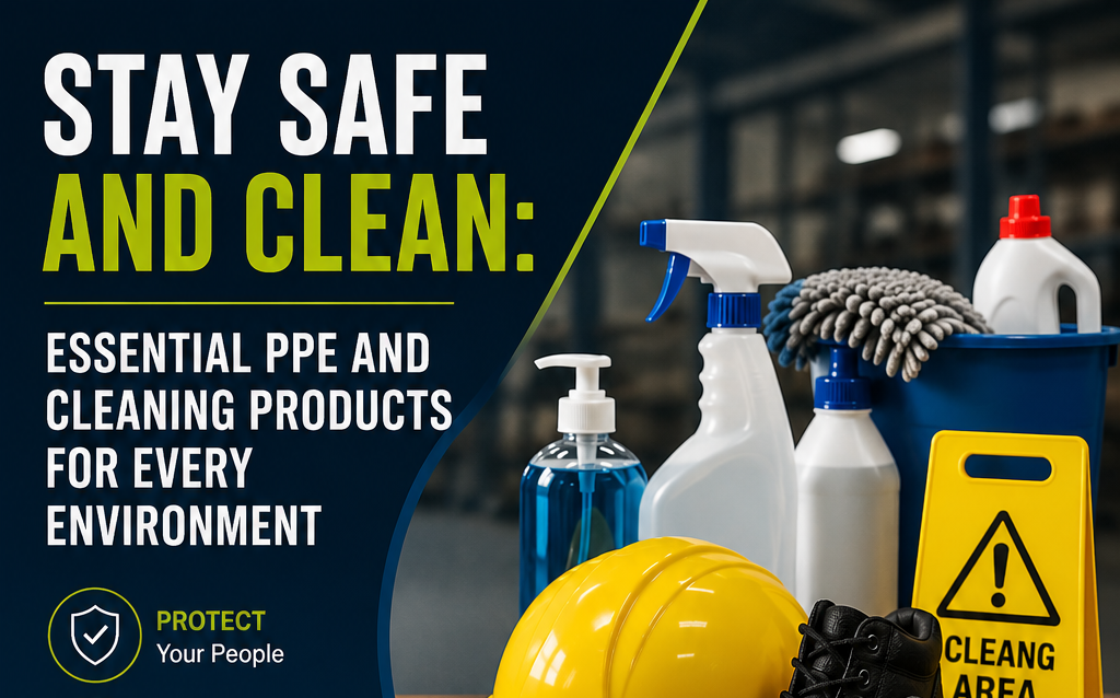 Stay Safe and Clean Essential PPE and Cleaning Products for Every Environment