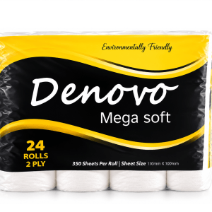 Denovo 2Ply Toilet Paper 24 Rolls